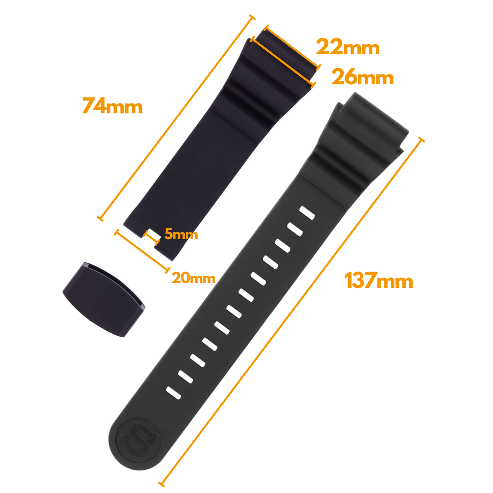 [SKXMOD] FKM Rubber Bands for Ana-Digi Tuna Modding Kits